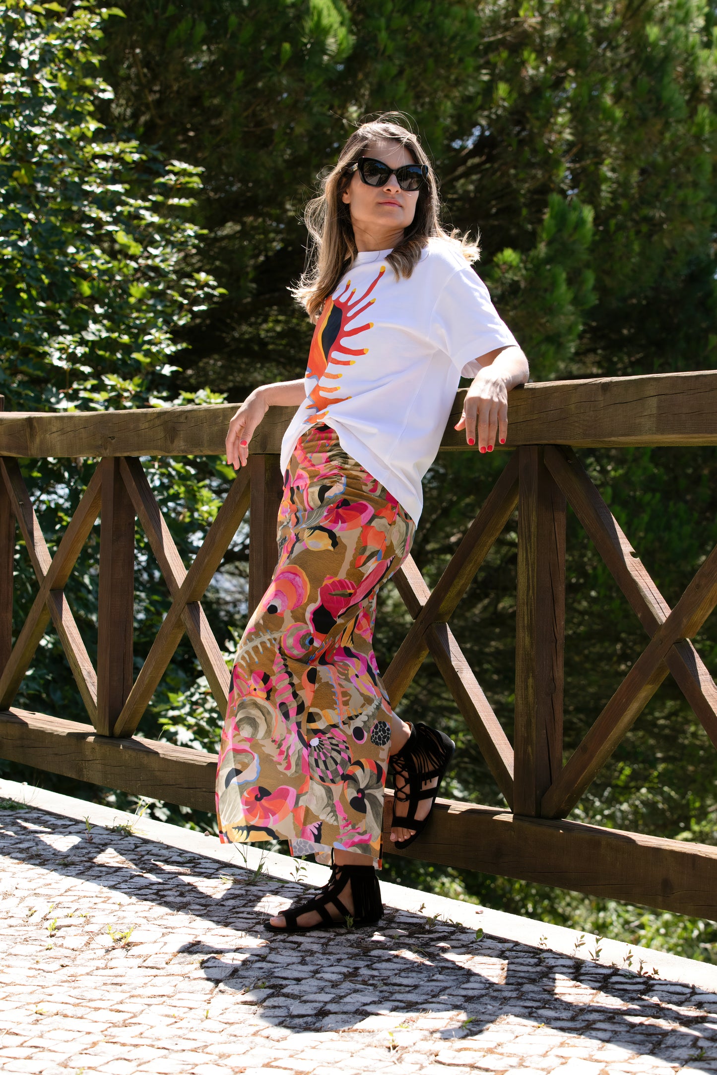 Concha Long Skirt