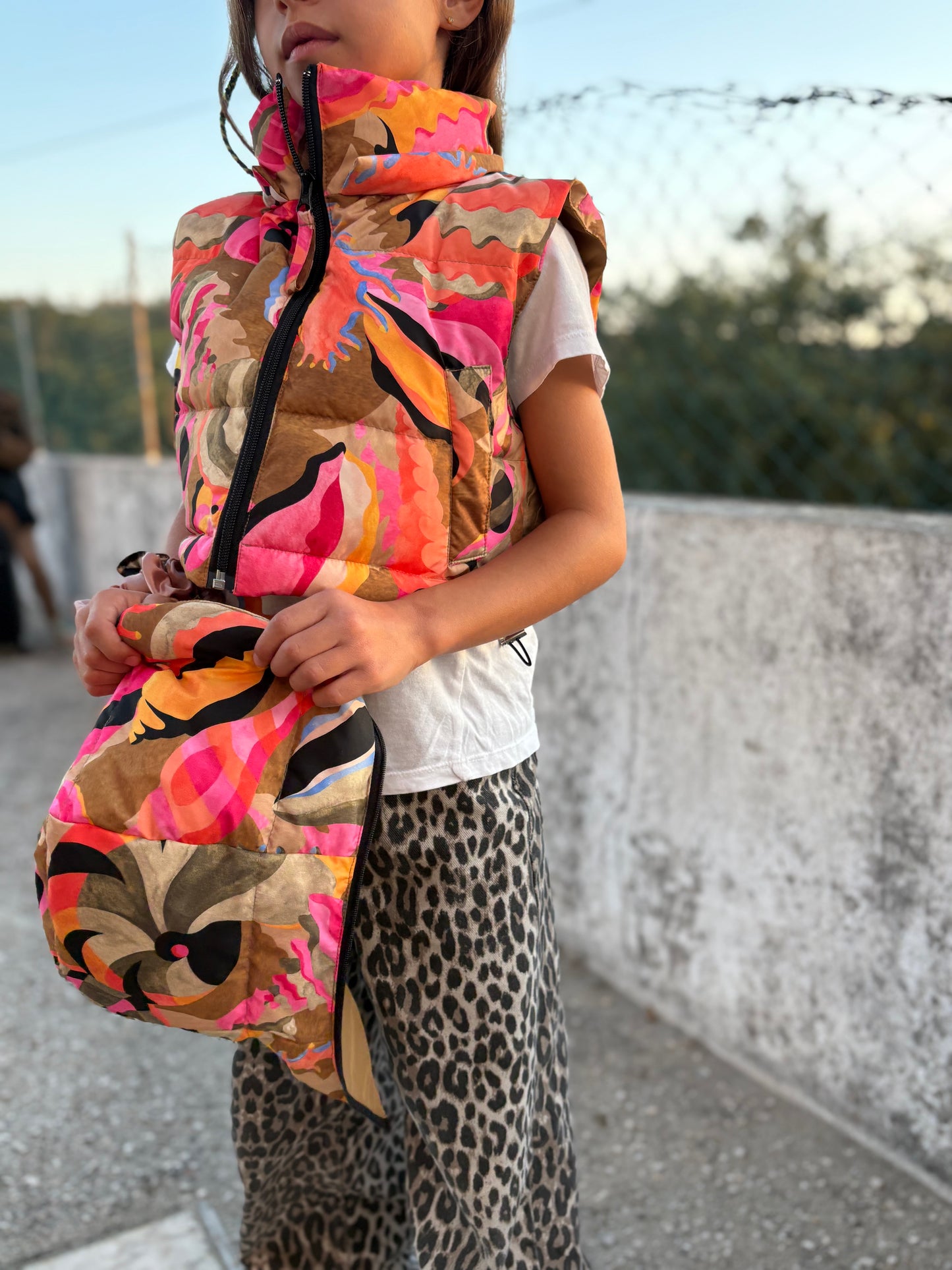 Mini Cropped Puffer Vest