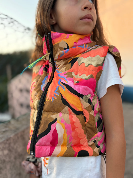 Mini Cropped Puffer Vest
